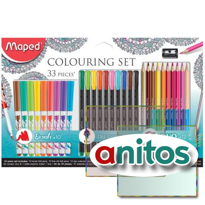   MAPED Colouring Set, 10 , 10  , 12   , , 897417