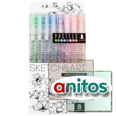    SKETCH&ART Uni Write.PASTELS 0,8 8 20-0310