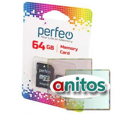   PERFEO microSDXC 64GB High-Capacity (Class 10) UHS-1   BL1