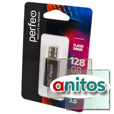   PERFEO PF-C14B128ES USB 3.0 128GB C14 Black Metal Series BL1