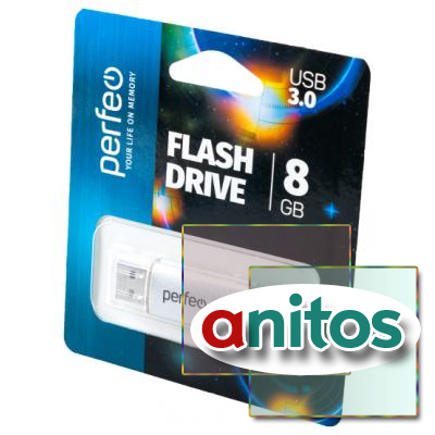   PERFEO PF-C14S008ES USB 3.0 8GB C14  BL1