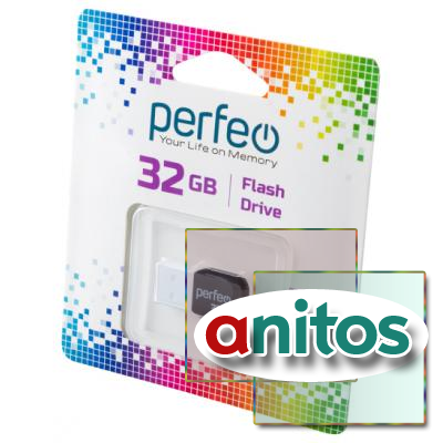   PERFEO PF-M02W032 USB 32GB M02  BL1