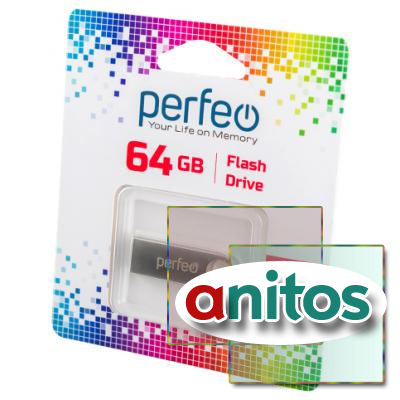   PERFEO PF-M07MS064 USB 64GB M07 Metal Series BL1