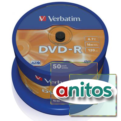   Verbatim DVD-R 4,7Gb 16 Cake/50 43548