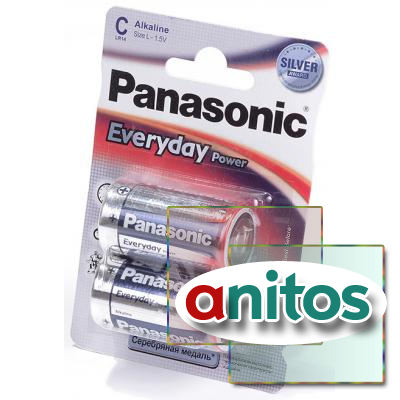   03 Panasonic Everyday Power LR14EPS/2BP LR14 BL2