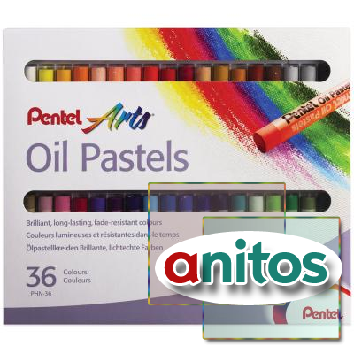    PENTEL Oil Pastels, 36 ,  ,  , PHN4-36