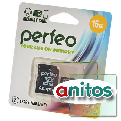   PERFEO microSD 16GB High-Capacity (Class 10)   BL1