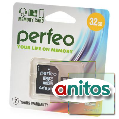   PERFEO microSD 32GB High-Capacity (Class 10)   BL1
