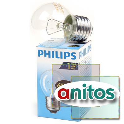    PHILIPS P45 60W E27 CL 067029