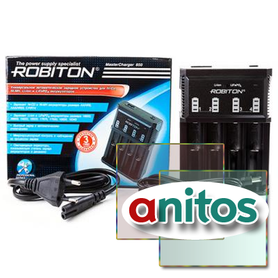    li-ion, li-pol, li-fepo4 ROBITON MasterCharger 850