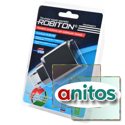 USB  ROBITON QuickCharger3.0 + MicroUSB, 1 BL1