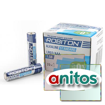    ROBITON STANDARD LR03 BULK20,   20 