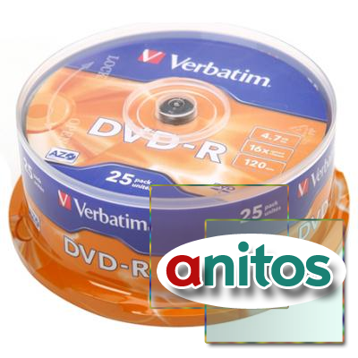   DVD  Verbatim 43522 DVD-R CB/25 4.7GB