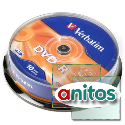   DVD  Verbatim 43523 DVD-R 4.7 GB 16x CB/10