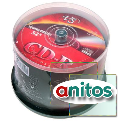   CD  VS CD-R 80 52x CB/50