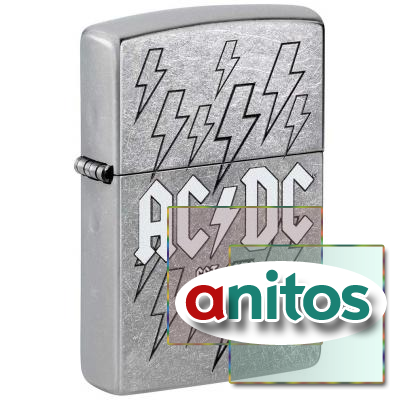  ZIPPO AC/DC   Street Chrome, /, , 38x13x57 