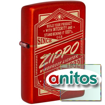  ZIPPO Classic   Metallic Red, /, , 38x13x57 
