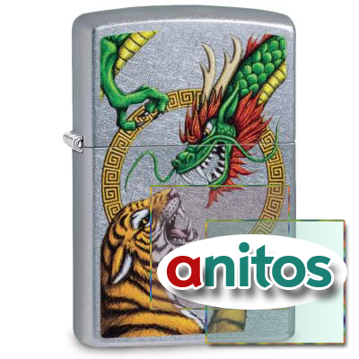  ZIPPO Dragon Design   Street Chrome, /, , 36x12x56 