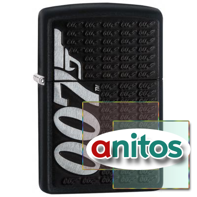  ZIPPO James Bond   Black Matte, /, , , 36x12x56 