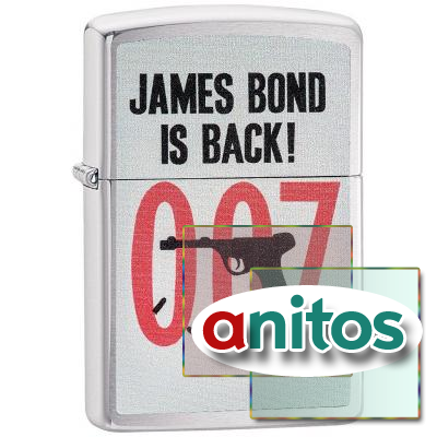  ZIPPO James Bond   Brushed Chrome, /, , 36x12x56 