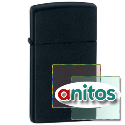  ZIPPO Slim   Black Matte, /, , , 30x10x55 