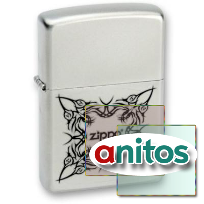  ZIPPO Tattoo Design,   Satin Chrome, /, , 36x12x56 
