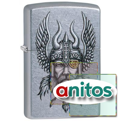  ZIPPO Viking Warrior   Street Chrome, /, , 36x12x56 