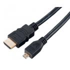 PERFEO  HDMI A  - HDMI D (micro HDMI) , ver.1.4,  2 . (H1102)