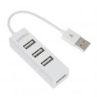 Perfeo USB-HUB 4 Port, (PF-HYD-6010H White) 