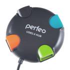 Perfeo USB-HUB 4 Port, (PF-VI-H020 Black) 