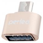 Perfeo USB adapter with OTG (PF-VI-O003 Gold) 