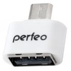 Perfeo USB adapter with OTG (PF-VI-O003 White) 