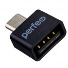 Perfeo adapter USB  micro USB c OTG (PF-VI-O010 Black) 