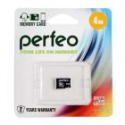 Perfeo microSD 4GB High-Capacity (Class 10) w/o Adapter