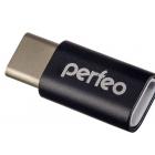 Perfeo micro USB adapter with Type-C (PF-VI-O005 Black) 