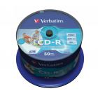 VERBATIM CD-R 80 52x DL+ CB/50 Full Ink Print