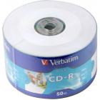 VERBATIM CD-R 80 52x Shrink/50 Ink Print