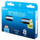  Panasonic eneloop BK-4MCDE/8BE 800 AAA BL8