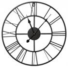    Black Metal Clock 40x40 .79806