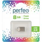 -     Perfeo USB 8GB M09 Metal Series