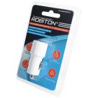 USB  ROBITON TwinUSB2400/AUTO 4800  2 USB  (12-24B) BL1