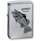  ZIPPO Black Bass,   Brushed Chrome, /, , 36x12x56 