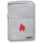  ZIPPO Flame,   Brushed Chrome, /, , , 36x12x56 