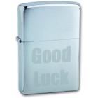  ZIPPO Good Luck,   Brushed Chrome, /, , , 36x12x56