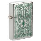  ZIPPO Luck Design   Brushed Chrome, /, , 38x13x57 