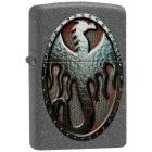  ZIPPO Metal Dragon Shield Design   Iron Stone, /, , 36x12x56 