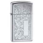  Zippo Slim Venetian High Polish Chrome 1652