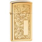  ZIPPO Slim Venetian   High Polish Brass, /, 30x10x55 