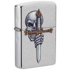  ZIPPO Sword Skull Desig   Brushed Chrome, /, , 38x13x57 