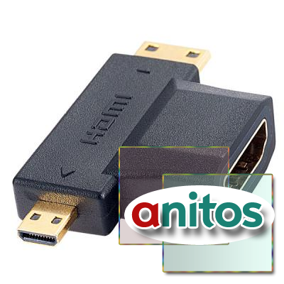 PERFEO  HDMI A  - HDMI D (micro HDMI)  + HDMI C (mini HDMI)  (A7006)